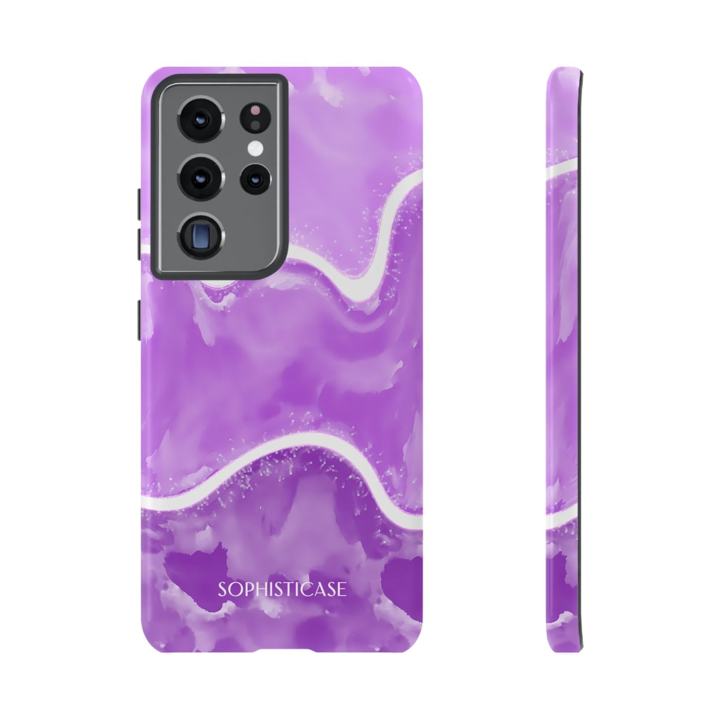 Serenity in Deep Purple - Protective Phone Case for Samsung Galaxy