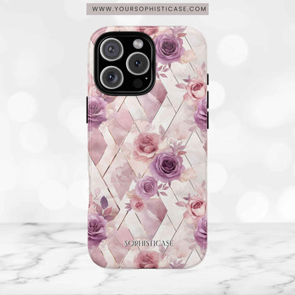 Royal Floral in Mauve Rose - Tough Phone Case