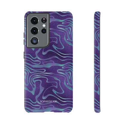 Cosmic Gold in Blue & Purple - iPhone Case, Samsung Galaxy Case, Google Pixel Case