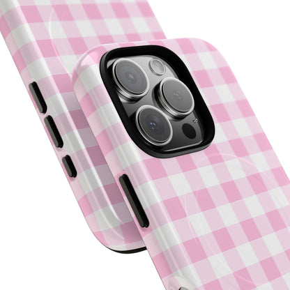 Gingham in Pink - Magsafe Case