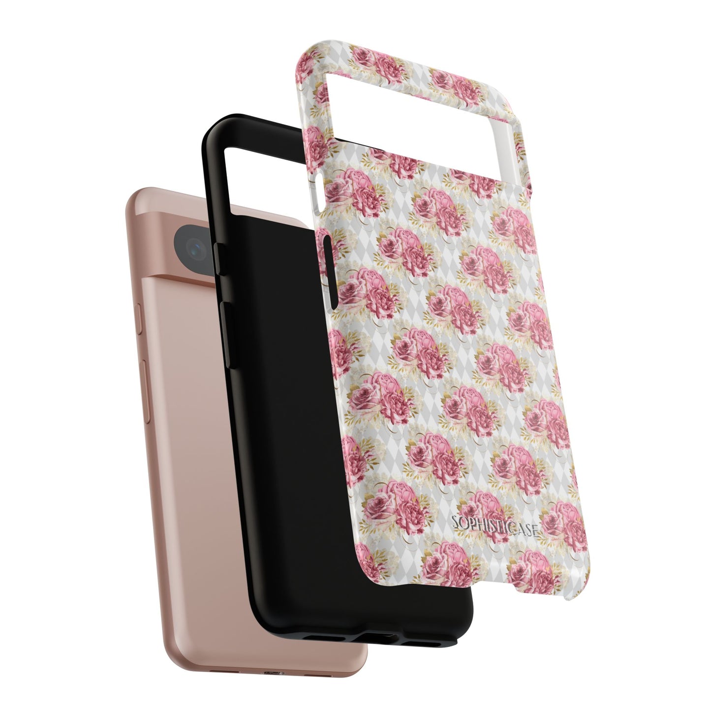 Rose Diamond Romance in Colette - Tough Phone Case