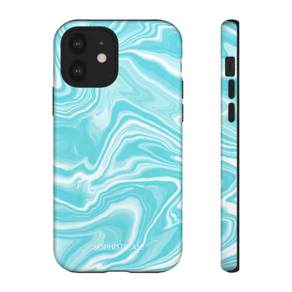 Liquid Dreams in Aqua - iPhone Case