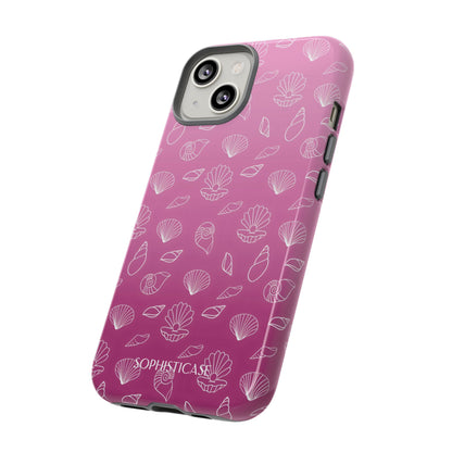 Seashell Society in Purple - iPhone Case, Samsung Galaxy Case, Google Pixel Case