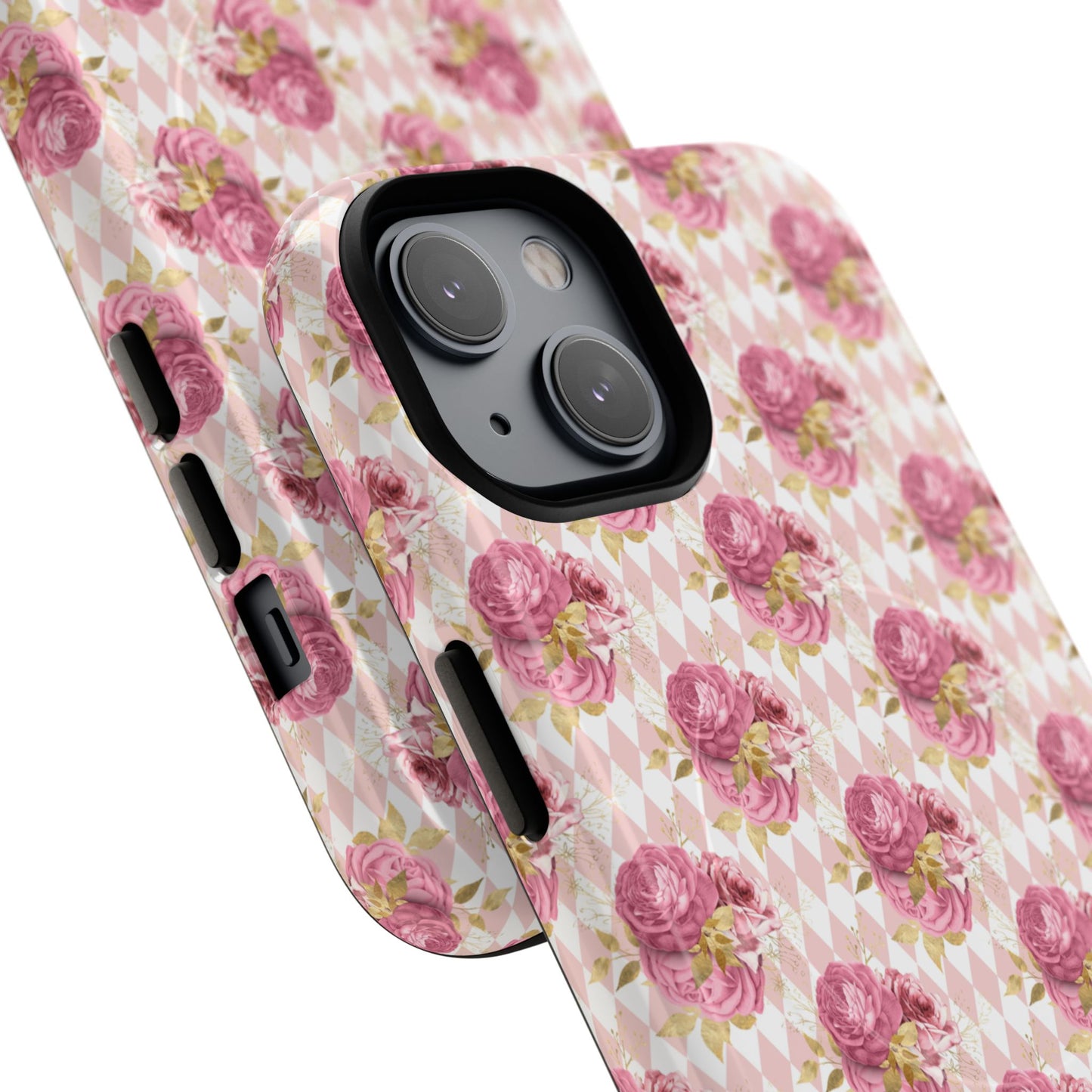 Rose Diamond Romance in Sienna - Magsafe Phone Case