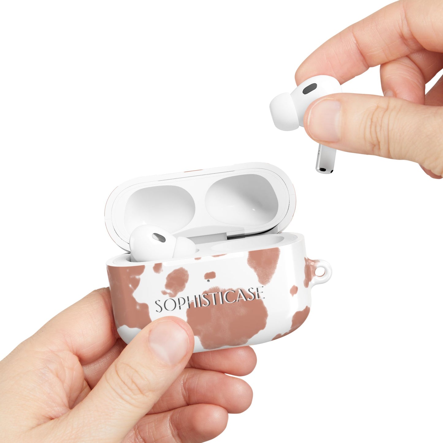 AirPod Cases - Holy Cow in Light Brown