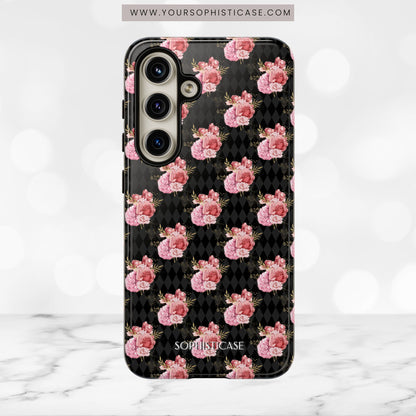Rose Diamond Romance in Vivienne - Tough Phone Case