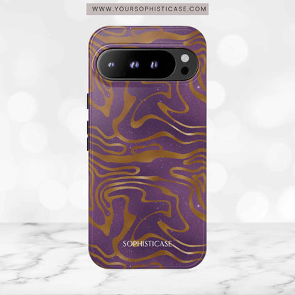 Cosmic Zebra in Purple - iPhone Case, Samsung Galaxy Case, Google Pixel Case