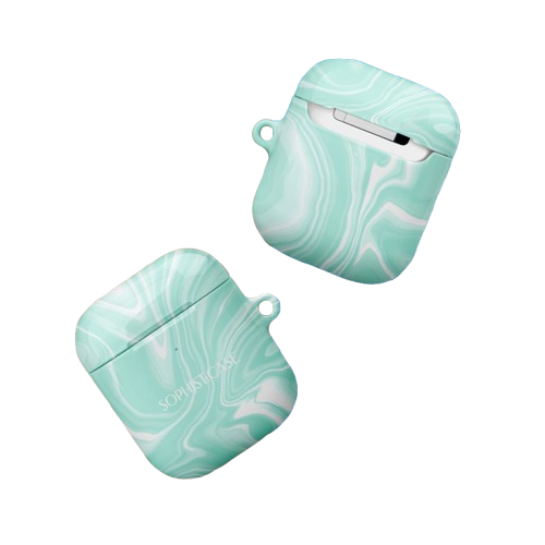 AirPod Cases - Liquid Dreams in Green