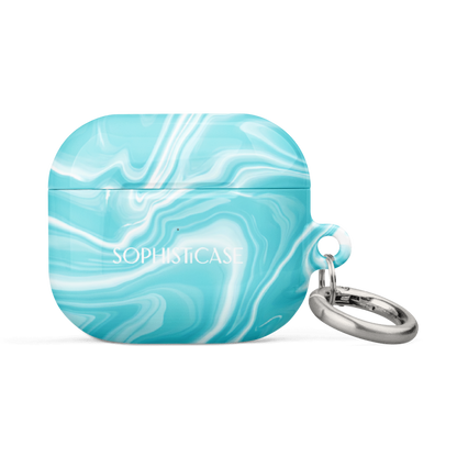 AirPod Cases - Liquid Dreams in Aqua