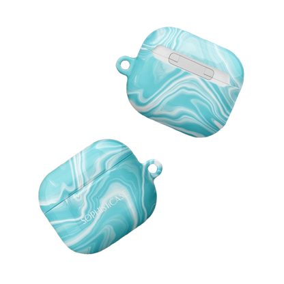 AirPod Cases - Liquid Dreams in Aqua