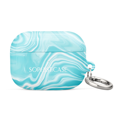 AirPod Cases - Liquid Dreams in Aqua