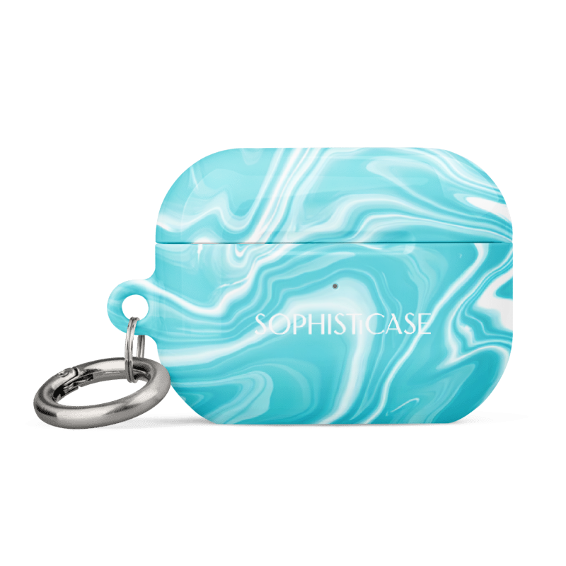 AirPod Cases - Liquid Dreams in Aqua