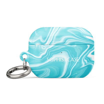 AirPod Cases - Liquid Dreams in Aqua