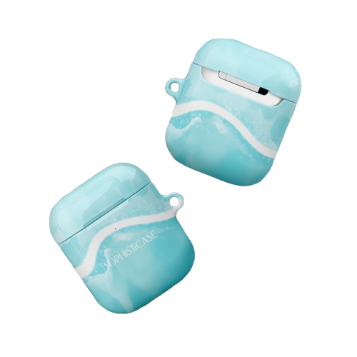 AirPod Cases - Serenity in Aqua