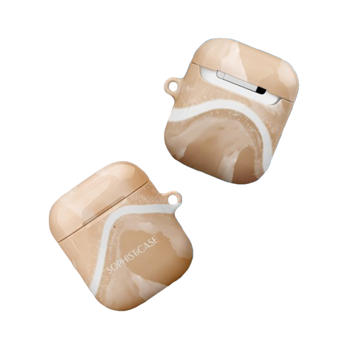 AirPod Cases - Serenity in Neutral Brown