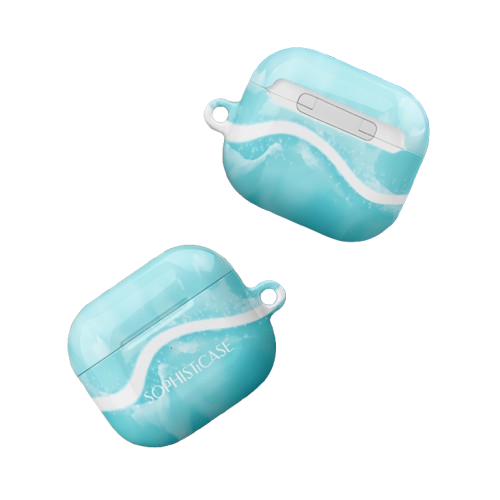 AirPod Cases - Serenity in Aqua