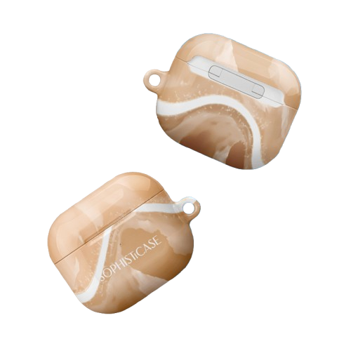 AirPod Cases - Serenity in Neutral Brown