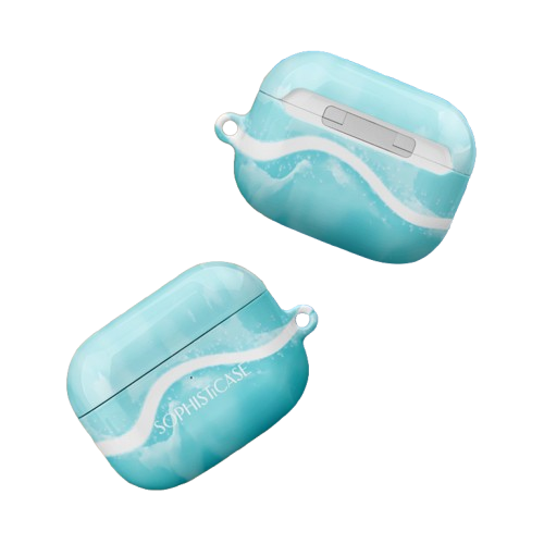 AirPod Cases - Serenity in Aqua