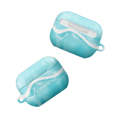 AirPod Cases - Serenity in Aqua