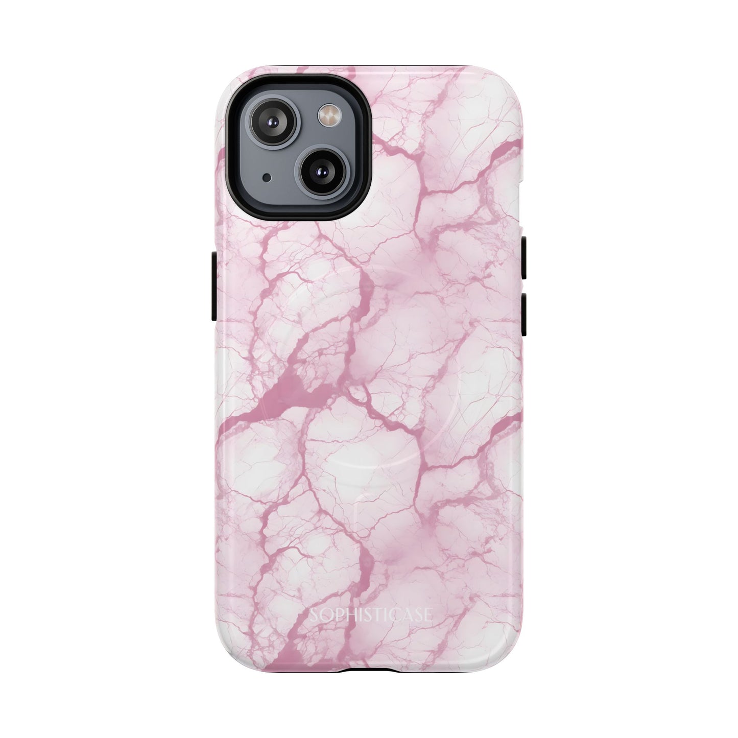 Marble Opulence in Pink - iPhone Magsafe Case
