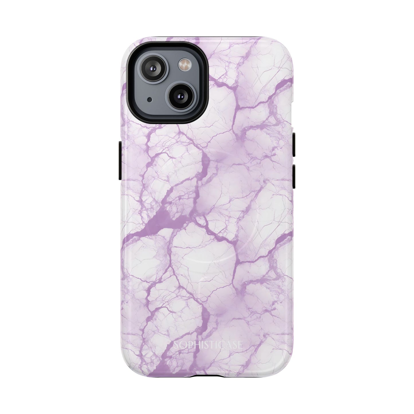 Marble Opulence in Purple - iPhone Magsafe Case