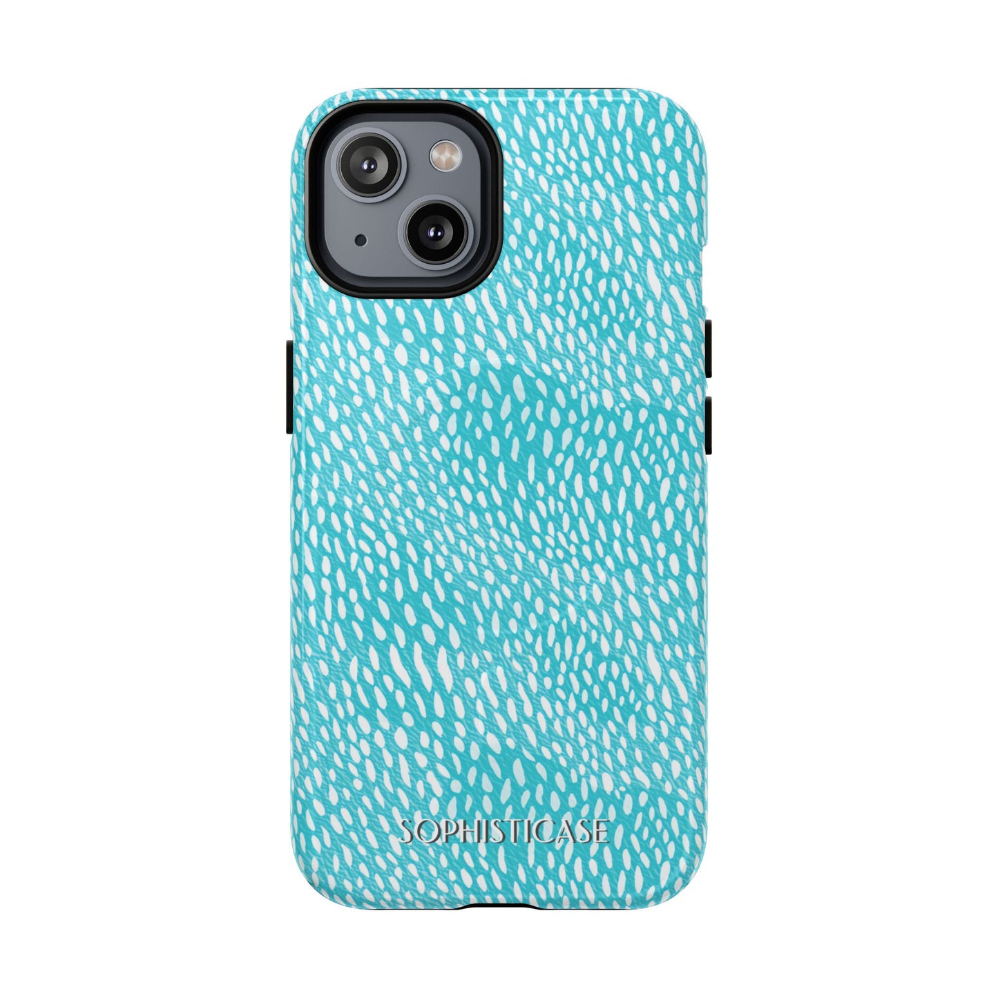 Oh Deer! in Aqua - Tough Phone Case for iPhone