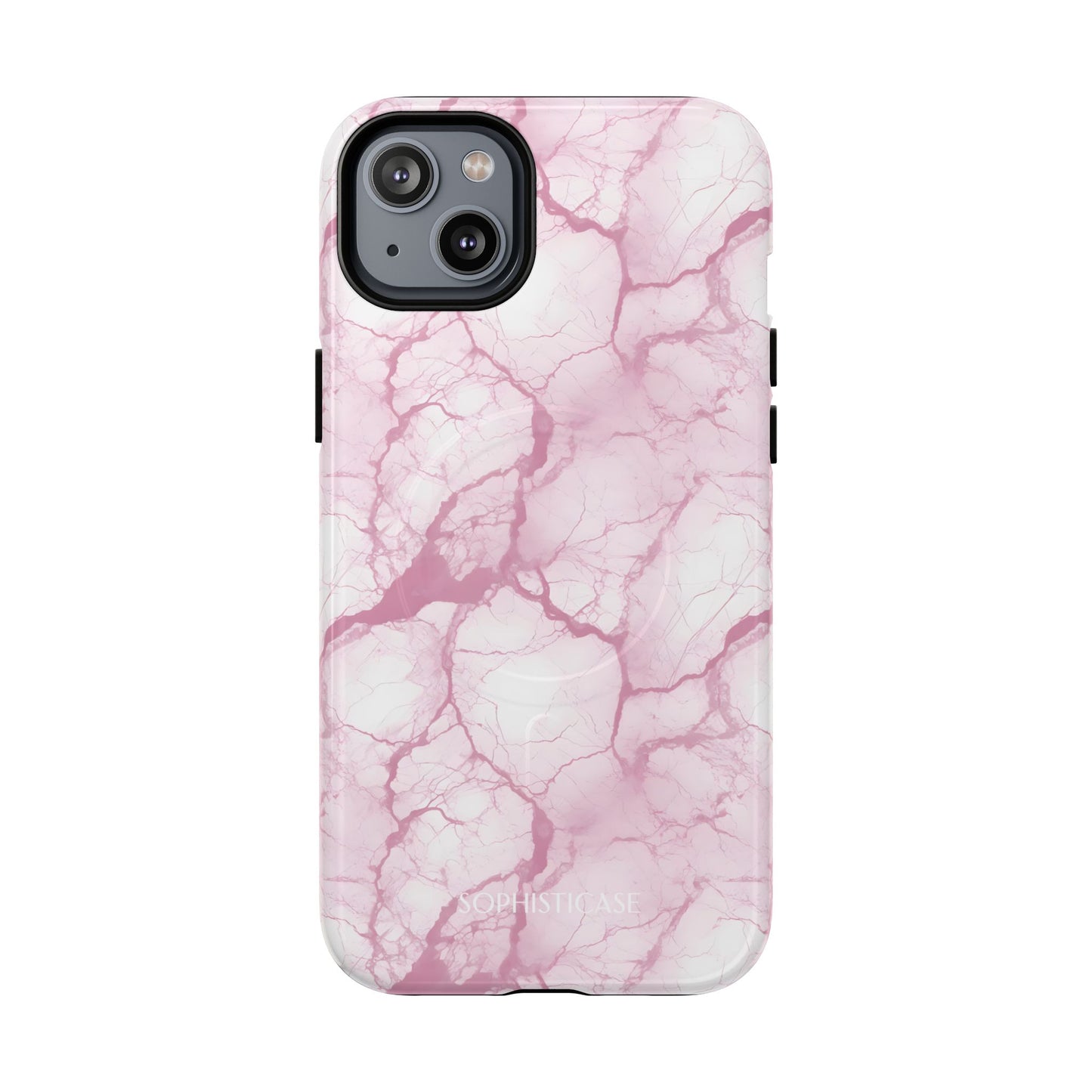 Marble Opulence in Pink - iPhone Magsafe Case
