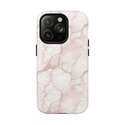 Marble Opulence in Neutral Beige - iPhone Magsafe Case