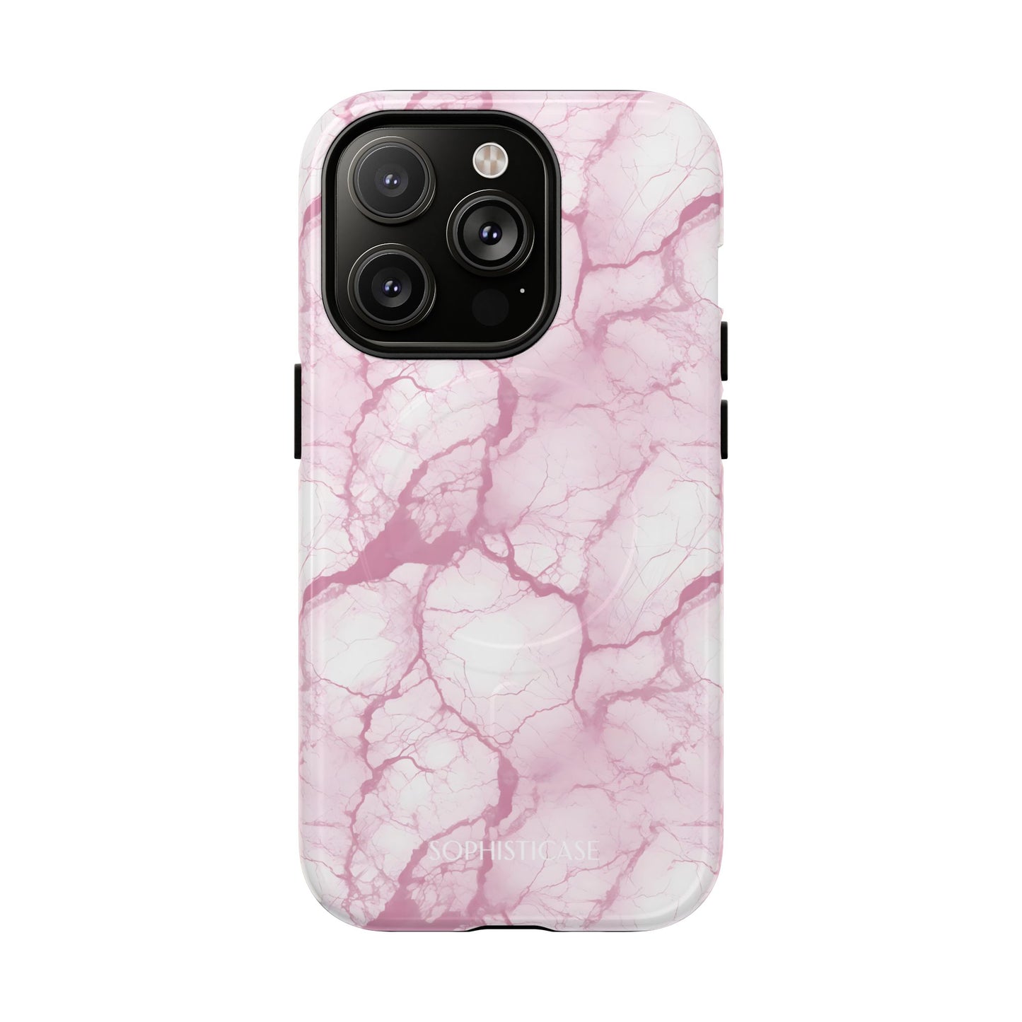 Marble Opulence in Pink - iPhone Magsafe Case
