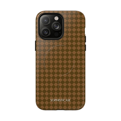 Diamond Diva in Deep Brown - iPhone Magsafe Case