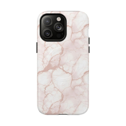 Marble Opulence in Neutral Beige - iPhone Magsafe Case