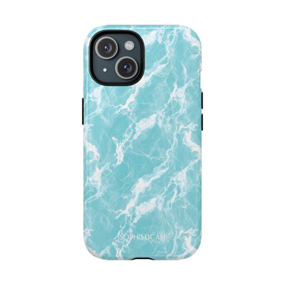 Marble Crush in Aqua - iPhone Magsafe Case