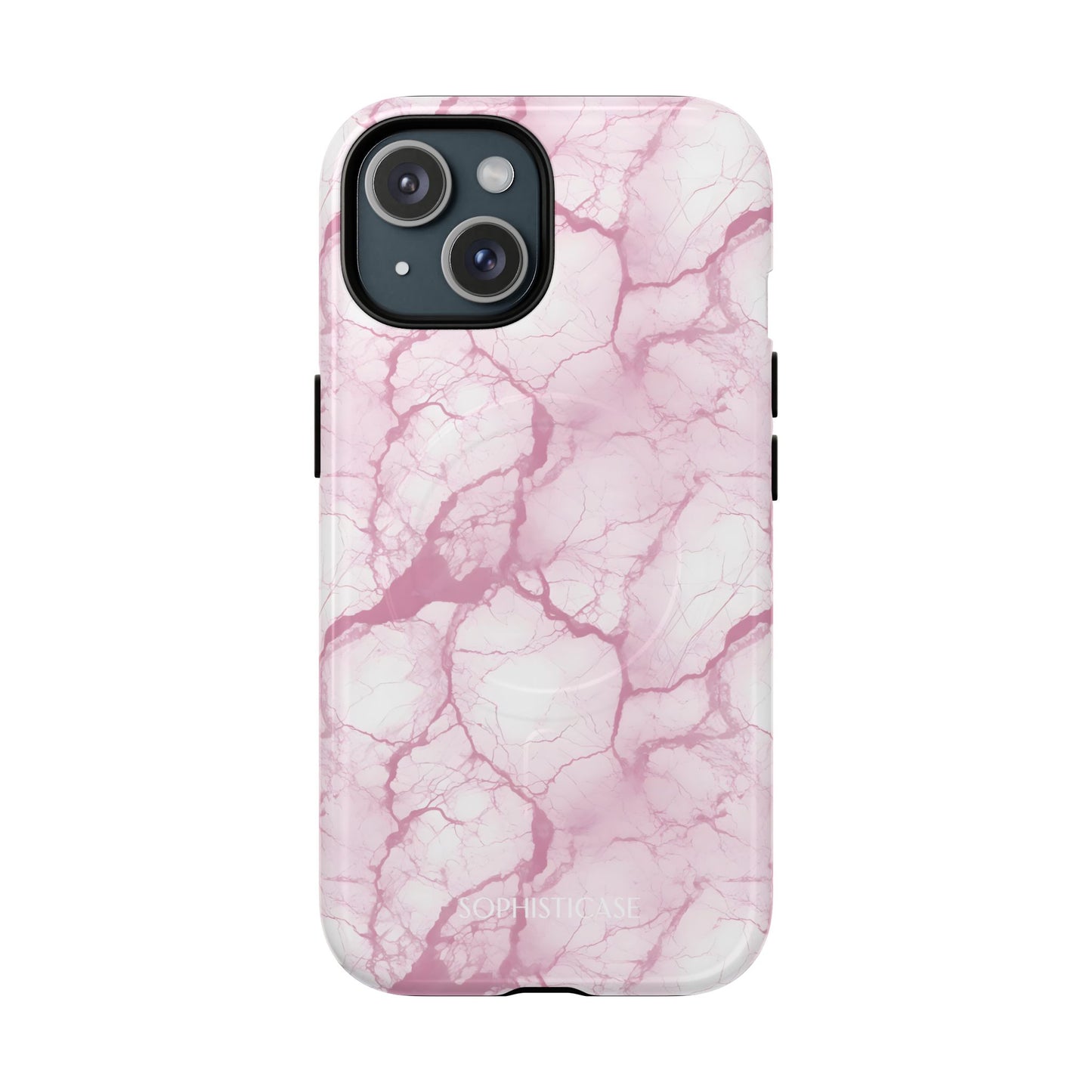 Marble Opulence in Pink - iPhone Magsafe Case