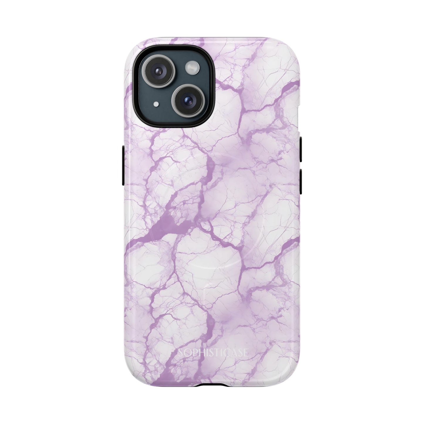 Marble Opulence in Purple - iPhone Magsafe Case