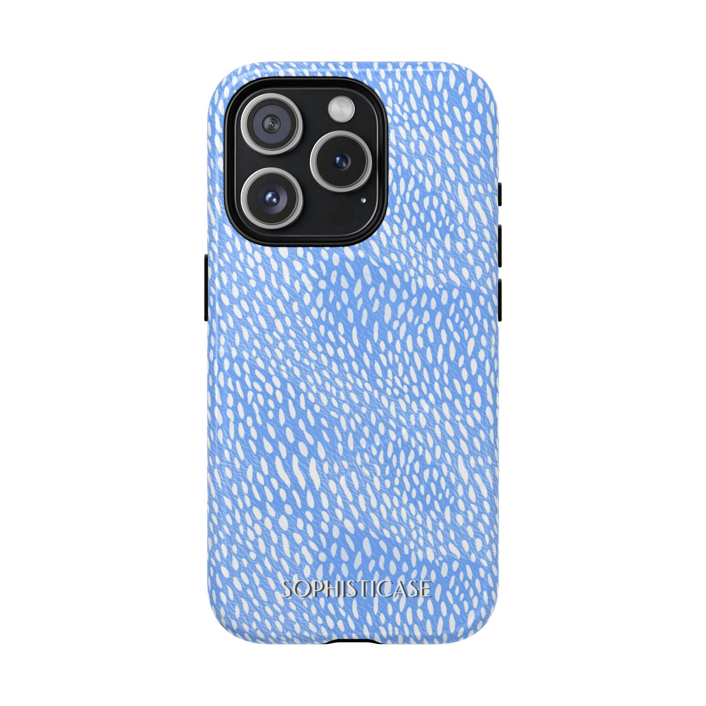 Oh Deer! in Blue - Protective Phone Case for iPhone