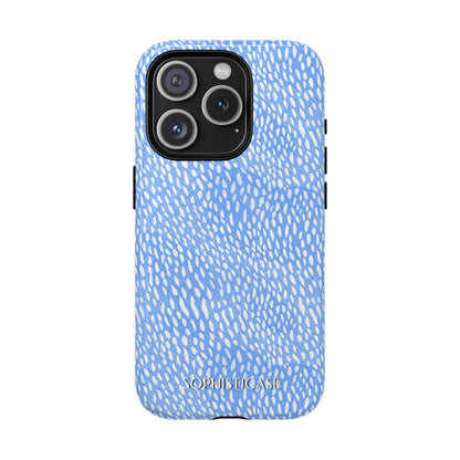 Oh Deer! in Blue - Protective Phone Case for iPhone