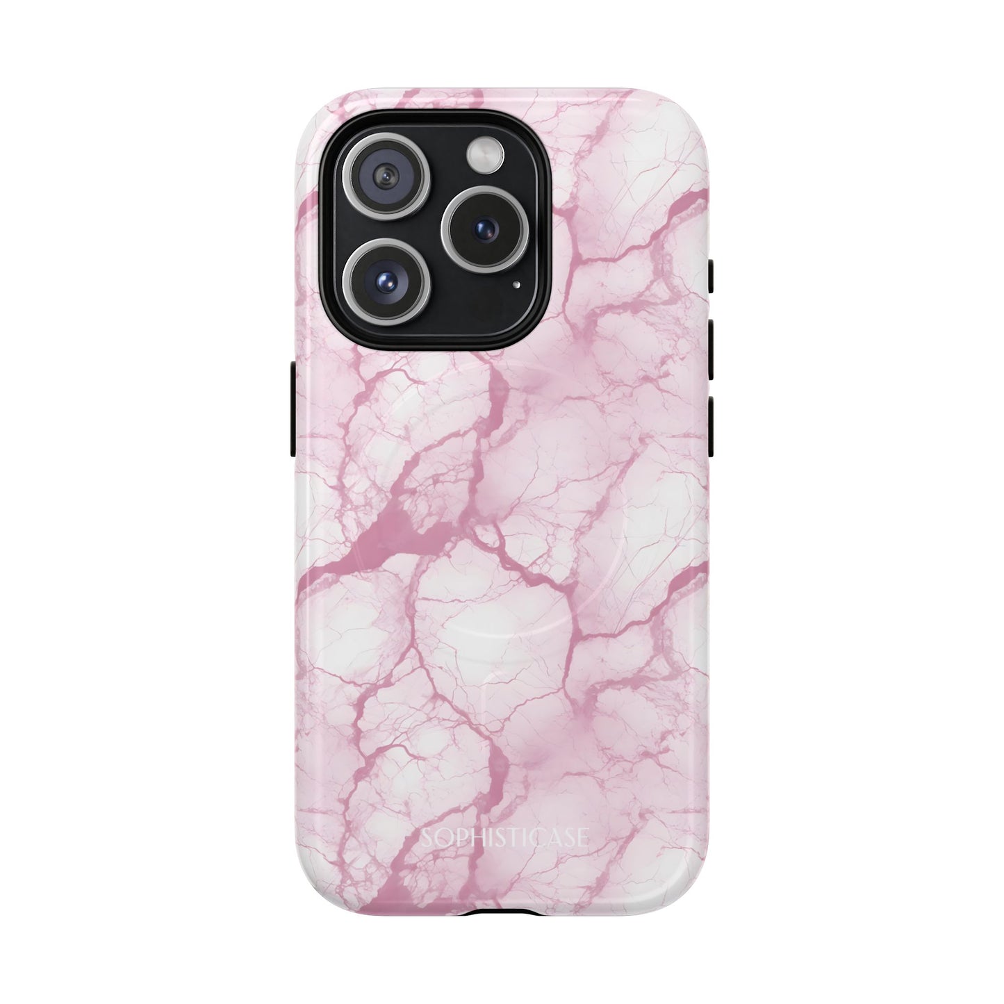 Marble Opulence in Pink - iPhone Magsafe Case