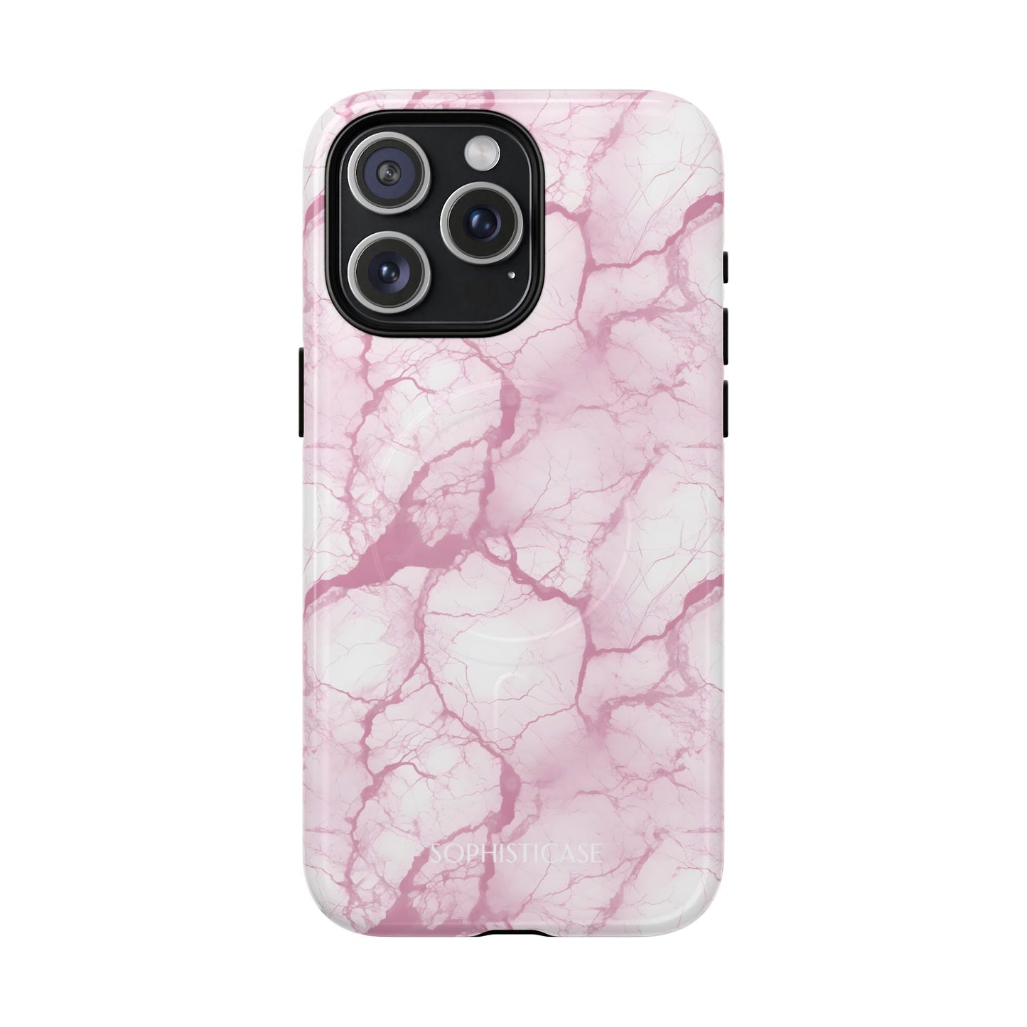Marble Opulence in Pink - iPhone Magsafe Case