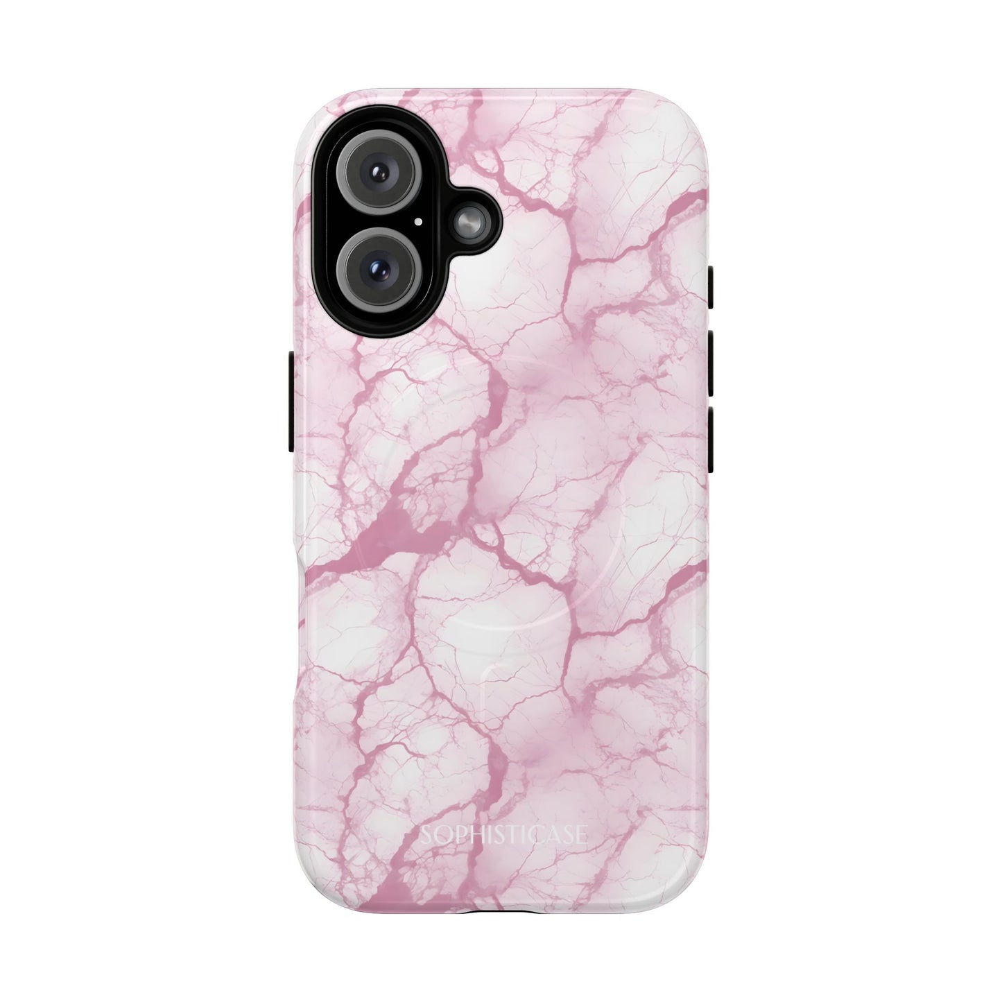 Marble Opulence in Pink - iPhone Magsafe Case