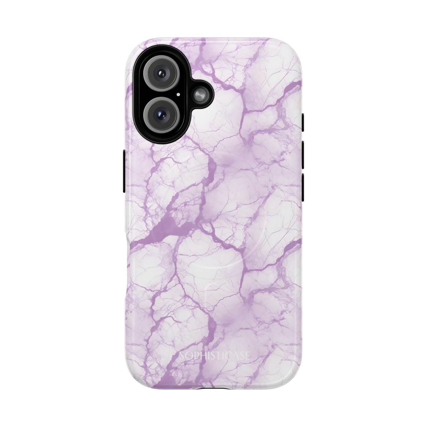 Marble Opulence in Purple - iPhone Magsafe Case