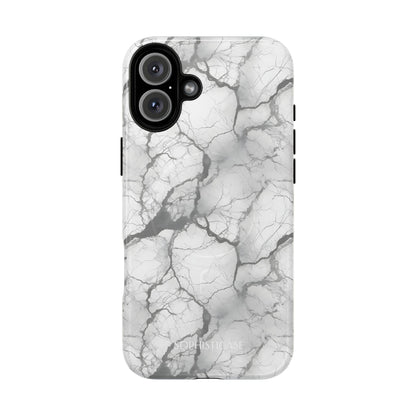 Marble Opulence in Charcoal Grey - iPhone Magsafe Case