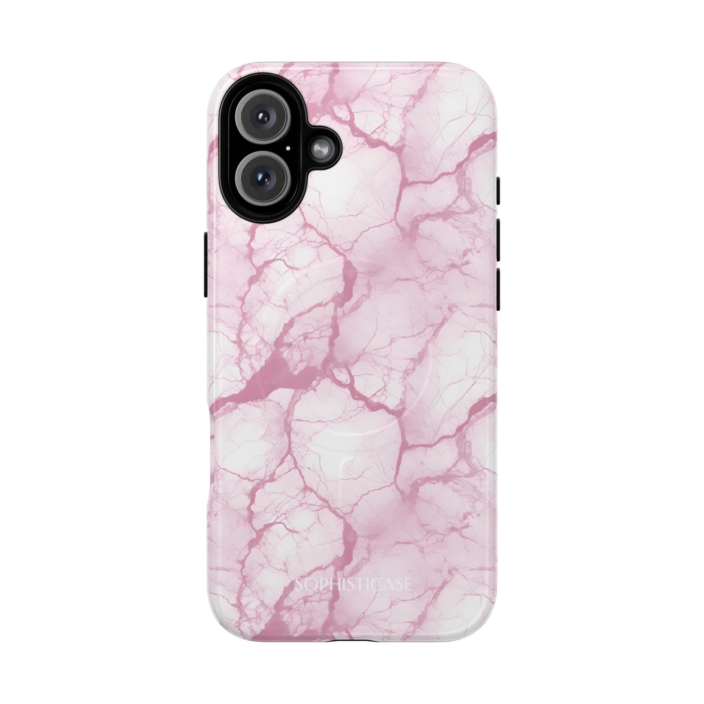 Marble Opulence in Pink - iPhone Magsafe Case