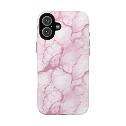 Marble Opulence in Pink - iPhone Magsafe Case
