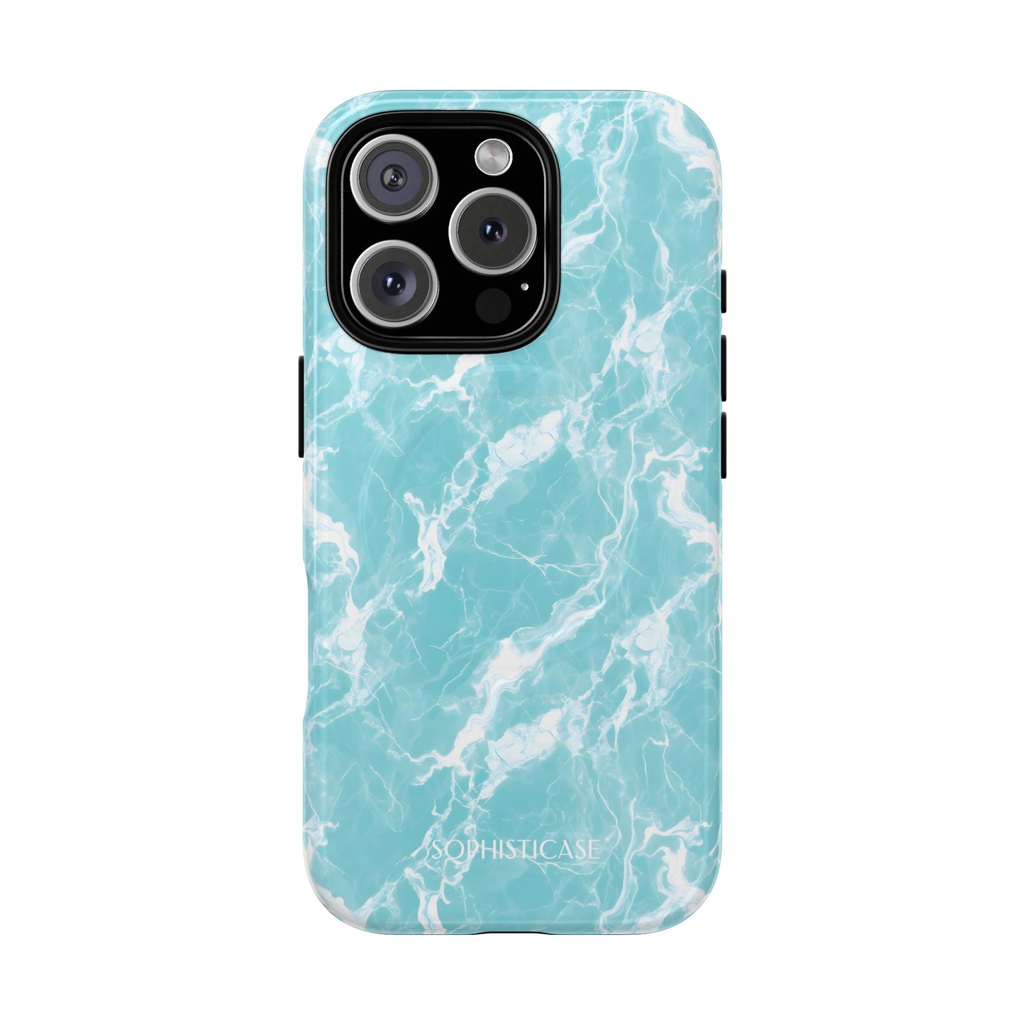 Marble Crush in Aqua - iPhone Magsafe Case