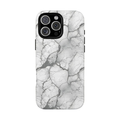 Marble Opulence in Charcoal Grey - iPhone Magsafe Case