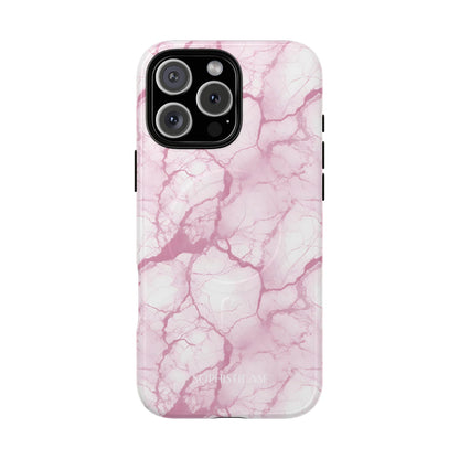 Marble Opulence in Pink - iPhone Magsafe Case