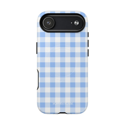 Gingham in Blue - iPhone Magsafe Case