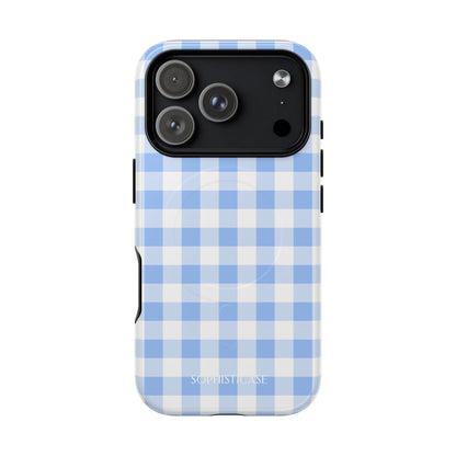 Gingham in Blue - iPhone Magsafe Case
