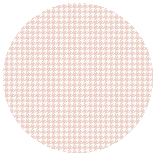 Ceramic Coaster - Houndstooth in Neutral Beige