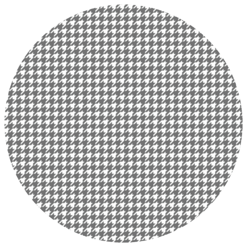 Ceramic Coaster - Houndstooth in Grey